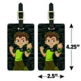 thumbnail image 4 of Ben 10 Ben Tennyson Luggage ID Tags Suitcase Carry-On Cards - Set of 2, 4 of 6