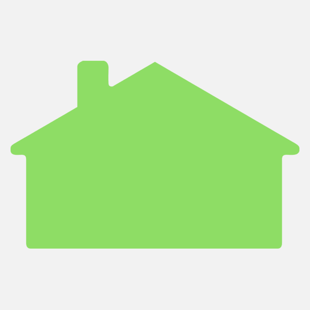 JAM Paper Standard Label Rolls, House Shaped, 1 7/8 x 2 7/8, Neon Green, 125 Labels/Roll