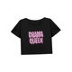thumbnail image 4 of Camiseta corta clásica con cuello redondo para mujer para ir de compras en la calle, caminar en la playa M, 4 of 7
