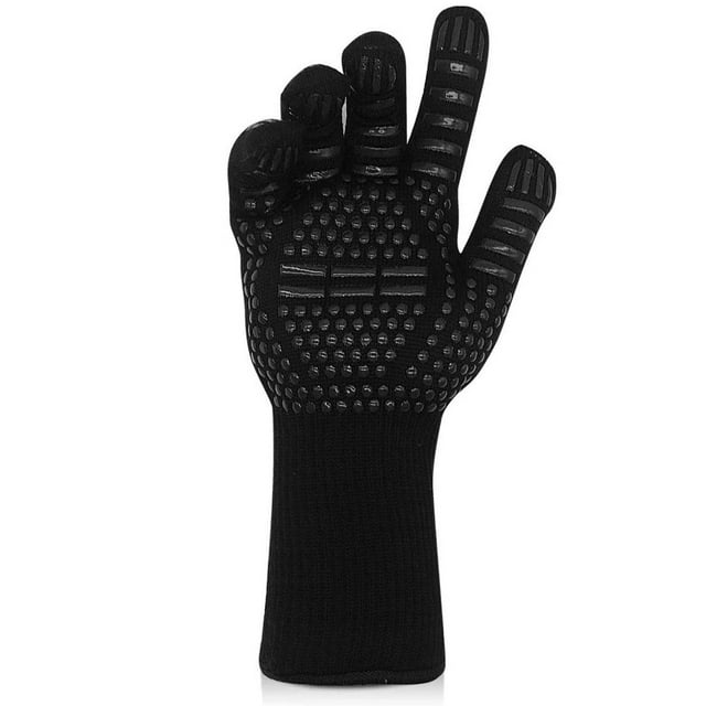 Gants de Grill Résistants à la Chaleur 1472°F pour Fumeur Barbecue Cuisson Soudure