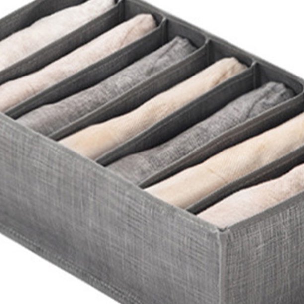 Organizador Divisor de ropa Caja de almacenamiento Armario Cajón Ropa interior Calcetines (A) JShteea Libre de BPA