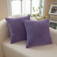 thumbnail image 6 of Set of 2 Polyester Blend soft hand feeling Throw Pillows (With or Without Inserts) 11 size 18"x18", 6 of 10