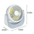 thumbnail image 3 of Portable Fan Rechargeable,Mini Fan Portable Desktop Small Fan Rechargeable Desktop Fan Portable Office Student Dormitory Home Mini Fan Mute Fans for Home,Rechargeable Fan Portable, 3 of 7
