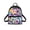 Abstract Graffiti Print, variant on HELLHERO Glowing Wolf Pattern Travel Shoulder Bags Easy to Carry Mini Backpack for Outing Hiking, Polyester Smooth Zipper Small Backpack