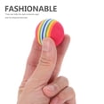 thumbnail image 2 of SHISUYAN 10pcs Rainbow Ball EVA Floating Water Toy Pet Kitten Cats Snack Ball Chew Training Toy Random Color, 2 of 8