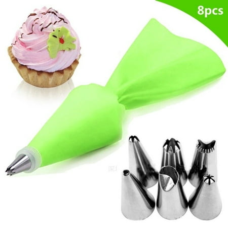 

1 Set Cookie Supplies Cake Decorating Set Kitchen Tools Pastry Nozzle 304 Stainless Steel Multipurpose Silver