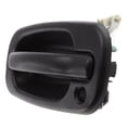 thumbnail image 4 of For GMC Sierra 1500/3500 Classic 2007 Exterior Door Handle Driver Side | Front | Textured Black | w/ Key Hole | Replacement For GM1310129 | 15034985, 4 of 6