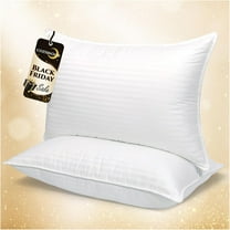 COZSINOOR Bed Pillows for Sleeping Queen Size - Breathable Hotel Quality Set of 2 - Down Alternative Microfiber Filled for Back, Stomach, Side Sleepers, Cooling & Skin-Friendly