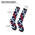 thumbnail image 5 of Balery Patriotic Star Fun Novelty Socks Men'S Women'S Crew Socks Funny Crazy Novelty Socks Quirky And Cool Socks, 5 of 9