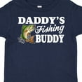 thumbnail image 4 of Inktastic Daddy's Fishing Buddy with White Text Boys Toddler T-Shirt, 4 of 5