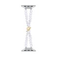 thumbnail image 6 of Posh Tech Women's Eloise White Pearl Band for Apple Watch - Sizing Universal, 6 of 6