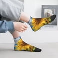 thumbnail image 2 of Pofeuu Sky Golden Sunflower Field Print 30cm Socks, Adult Running Hiking Socks for Youth and Adult, 2 of 7