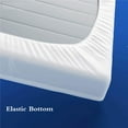 thumbnail image 4 of 300 TC 100% Egyptian Cotton Hypoallergenic Down Alternative Mattress Topper with All-Around Fitted Bed Skirt Full, 4 of 5