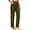Army Green, variant on IUYRTFE Women's High Waist Yoga Pants Stretch Lightweight Golf Work Trousers with Pockets for Casual Daily Wear