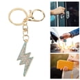 thumbnail image 1 of Llavero Con Relámpago, Llavero Lindo, Llavero Brillante De aleación De Zinc Para Bolsos De Billetera, Colgante De Llavero Con Relámpago De Moda, Diseño Exquisito, 1 of 7