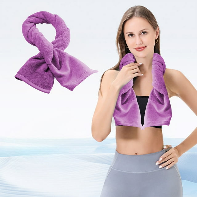 LSLJS 32X110cm Sports Towel Sweat Towel Cotton Towel Sports Accessories