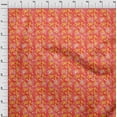 thumbnail image 3 of oneOone Polyester Lycra Dark Peach Fabric Batik Diy Clothing Quilting Fabric Print Fabric By Yard 56 Inch Wide, 3 of 4