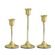 thumbnail image 2 of Juego de candelabros de hierro forjado de 3 • Candelabros de aleación de aluminio y metal • Plata, negro, rosa dorado, amarillo • 8,66x8,27x2,76 pulgadas • Decoración navideña para bodas de la cena, 2 of 6