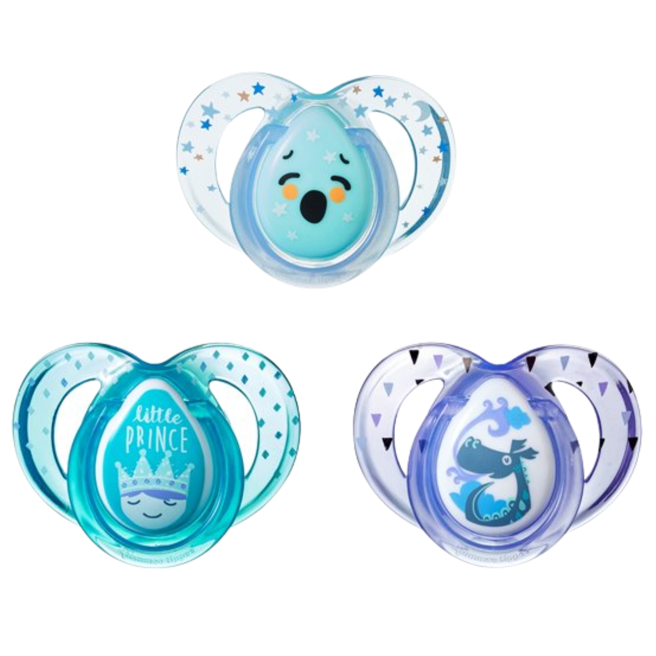 Tommee Tippee Day & Night Pacifier 618 Months, Glow in the Dark, with Orthrodontic Shape
