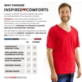 thumbnail image 3 of Post Surgery Shirt with Discreet Left & Right Side Snap Access (S, Red), 3 of 3