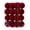 4cm-Wine, variant on 24 Pcs Flocked Christmas Ornaments Balls Velvet Shatterproof Embossed for Christmas Tree Decorations