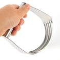 thumbnail image 2 of Fdit Dough Cutter, New Kitchen Craft Stainless Steel Pastry Dough Cutter Blender Mixer Whisk Baking Handheld  , Dough Blender, 2 of 7
