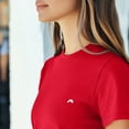 thumbnail image 5 of Dalix Lil Rainbow Cotton Tee Short Sleeve Soft Jersey Shirt Cute Womens in Red XL X-Large, 5 of 5