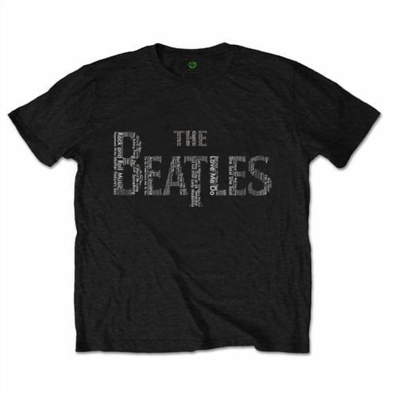The Beatles Unisex T-Shirt Drop T Songs (Large)