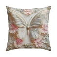 thumbnail image 2 of Cheapark 18x18 Inches Easter Bunny Print Pillow Cover, 2 of 7