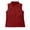 Burgundy, variant on Women Casual Quilted Sleeveless Light Weight Vest Stretch Rib Black L