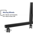 thumbnail image 3 of EastVita Mobile Computer Desk for Small Space Adjustable Height Rolling Work Desk Portable Standing Writing Desk with Wheels for Home Office Study Bedroom, 3 of 8