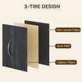 thumbnail image 5 of TROPOW 48-Inch Wide 15-Drawer Fabric Storage Cabinet with Wood-Grain Top & Metal Frame, Multi-Use Dresser for Clothes in Bedroom, Closet, Living Room, Entryway, and Hallway, 5 of 8