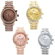 Stylish Watch Ladies Women Girl Unisex Stainless Steel Analog Quartz Wrist Watch KMIMT