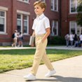 thumbnail image 6 of Gibobby Boys Pants Little Boys Pants Cargo Joggers Pants 2T 3T 4T 5T 6T 7T Toddler Quick Dry Lightweight Hiking Pants Kids Toddler Pull On Pants(6-7 Years,Beige), 6 of 9