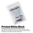 thumbnail image 6 of PSBM White Block Reclosable Bags 13" x 18" 4 Mil Lightweight Bags for Food Storage and Preserving 1000 Bags, 6 of 8