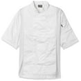 thumbnail image 2 of Chef Code Men's Chef Coat with Side Vents, White, Small, 2 of 4
