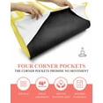 thumbnail image 3 of Yellow Striped Yoga Towel for Hot Yoga Non Slip, Modern Simple Monochrome Geometric White Yoga Mat Towel Absorbent Yoga Sweat Towels Microfiber Hot Yoga Blanket for Bikram Pilates 26"x70", 3 of 7