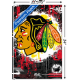 thumbnail image 3 of NHL Chicago Blackhawks - Maximalist Logo 23 Wall Poster, 22.375" x 34", 3 of 5