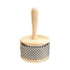 thumbnail image 1 of Juguete musical de madera Cabasa con cadena de cuentas de metal para educación musical. Diámetro 115 cm, 1 of 9