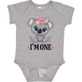 thumbnail image 3 of Inktastic 1st Birthday Koala 1 Year Old Girl Girls Baby Bodysuit, 3 of 5