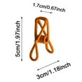 thumbnail image 3 of Binwennn 10pcs Purpose Colorful Sealing Clips – Versatile Storage Gadgets Clothespins For Travel Outdoor And Home Use Vice Clamps Padded Vice Clamps Mini Clamps Fence Clamp Woodworking Strap Clamp, 3 of 8