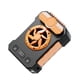 thumbnail image 1 of Ventilador con clip Injueey de enfriamiento manos libres color naranja, 1 of 6