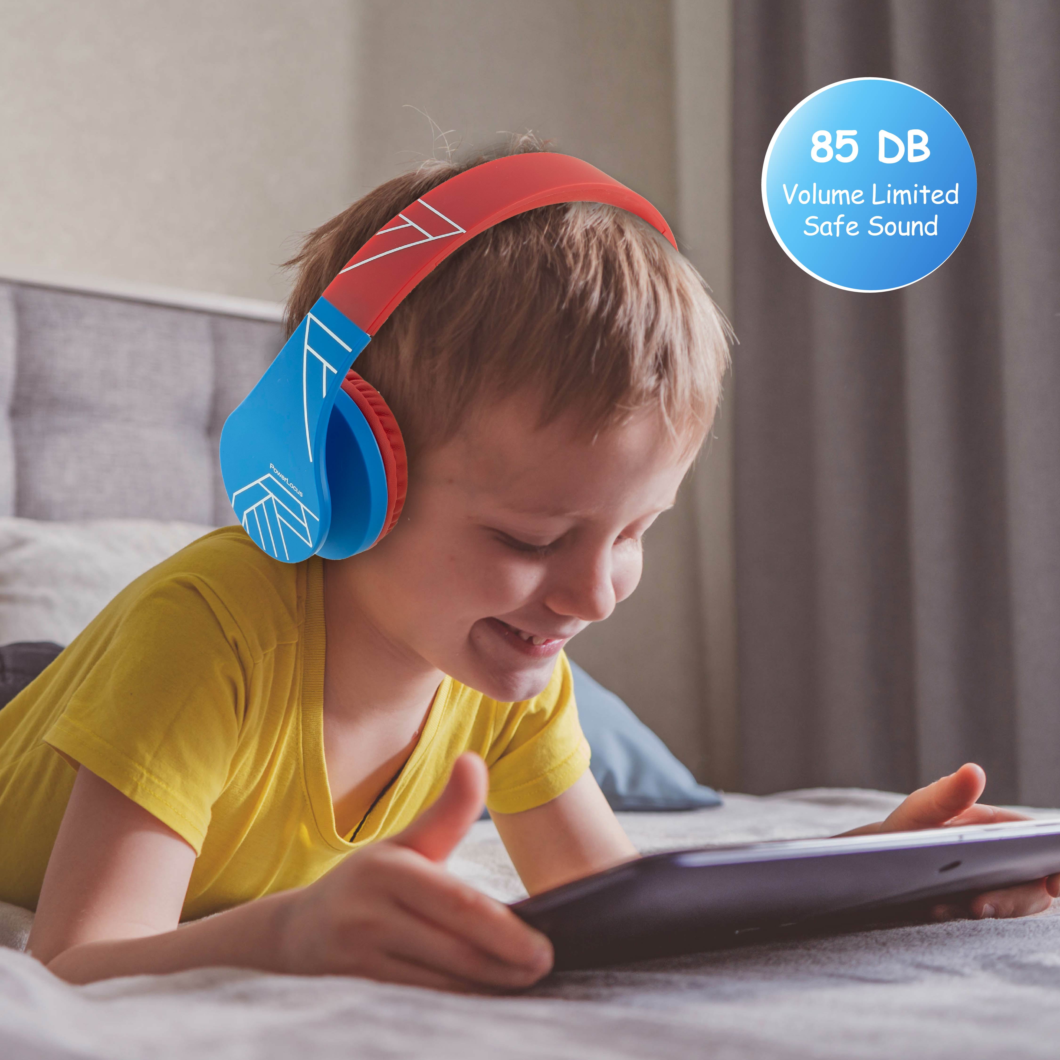 PowerLocus P1 sans fil Sur- Ear casque pliable pour enfants - volume sûr de  85 dB 