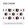 thumbnail image 2 of Paw seamless pattern Bath Towel Absorbent Soft Decoration Hand Tower Multiuses for Bathroom Hotel Gym Spa Beach 30 x 15 inch, 2 of 6