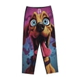 thumbnail image 4 of Balery Cartoon Big-Eyed Dog print Women's Pajama Pants,Ultra Lightweight Pjs,Lounge Pant-X-Large, 4 of 9