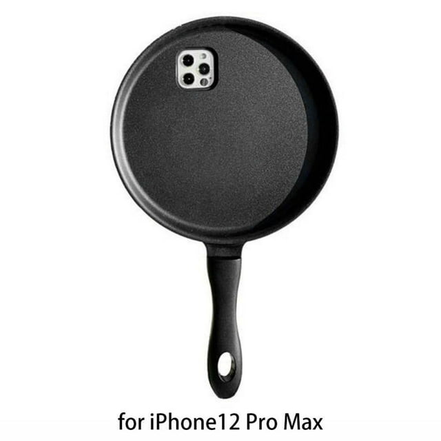 Funny 3D Frying Pan Case For 12 Pro Max 12 Mini 12 Pro Pot Back Phone Case