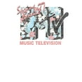 thumbnail image 2 of Men's MTV Spring Break Tropical Logo  Graphic Tee White Small, 2 of 5