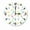 FFclock039, variant on ZXCXRQFa Xmas Holiday Wall Clock Non Ticking Silent Kitchen Clock Round Battery Operated Merry Xmas Clocks 10 inch for Living Room Bedroom Decor