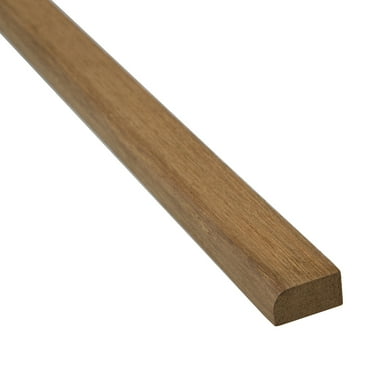 Whitecap 60853 Teak 3/8"H x 3/4"W Large Stop Molding - 5' Length