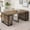 Ancient Oak, variant on 23.62"- 118"Modern Extendable Dining Table,Seats 2-10 People,,Space-Saving Wood Dining Table for Kitchen/Dining Room/Living Room,Perfect for Family Gatherings/Parties(Ancient Wood)